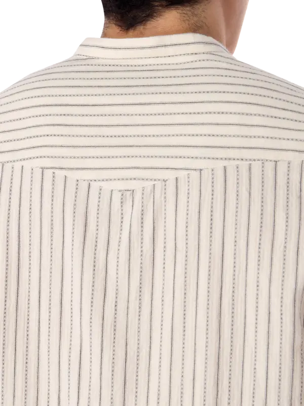 قميص مخطط بأكمام طويلة ألفريد