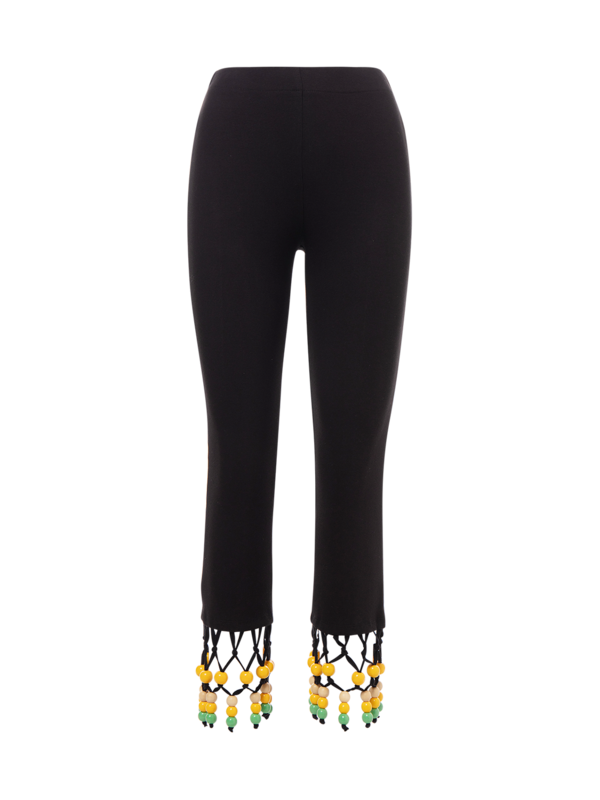 IWA BEADED CROPPED PANT