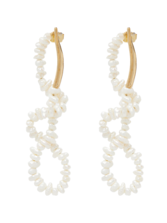 Pearl Twisted Feminine Earrings