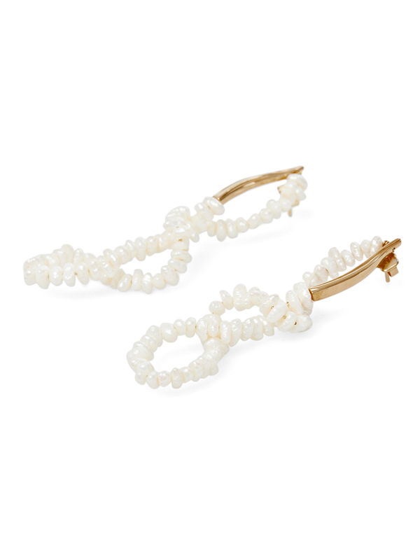 Pearl Twisted Feminine Earrings