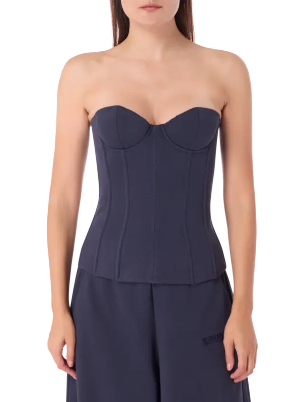 بلوزة موليتون بنمط مشد كورسيه