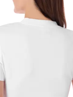 تيشرت بقصة ضيقة مزين بطبعة عبارة "No Social Media"