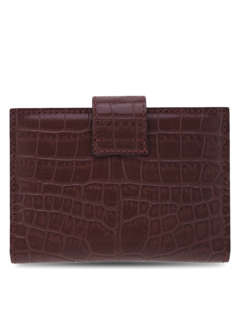 Small Red Wallet With Eagle Emblem