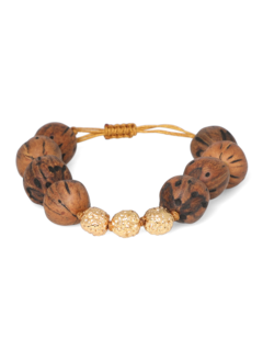 Brown Beaded Bracelet