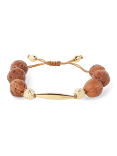 Solid Gold Beaded Bracelet