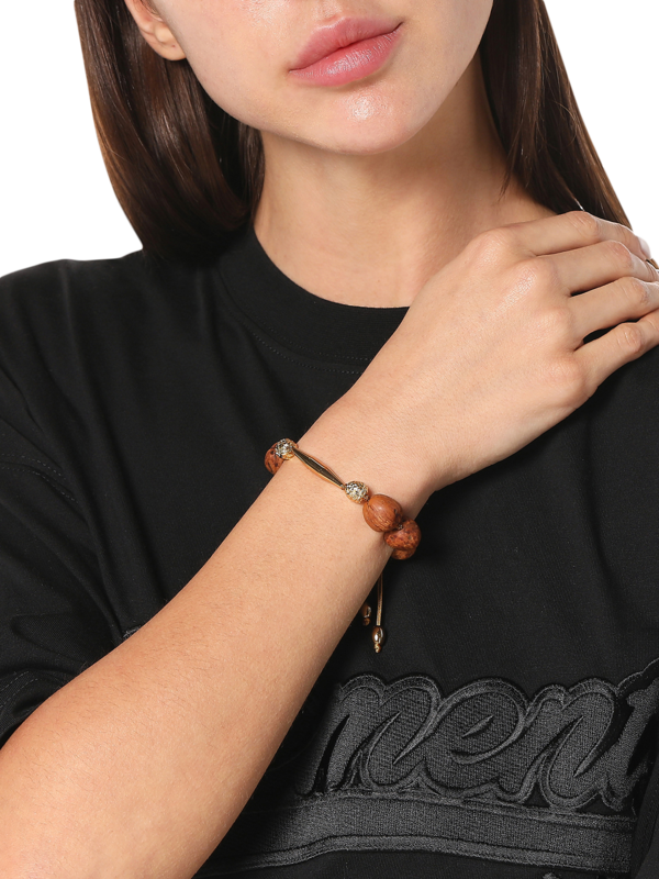 Solid Gold Beaded Bracelet
