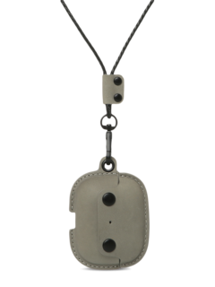 Grey Leather Airpods Pro Case