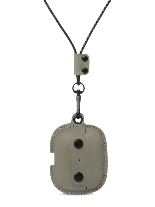 Grey Leather Airpods Pro Case