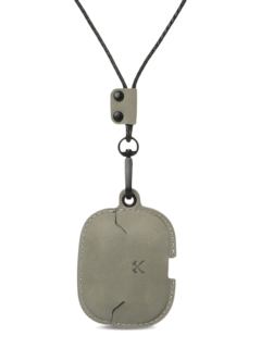 Grey Leather Airpods Pro Case