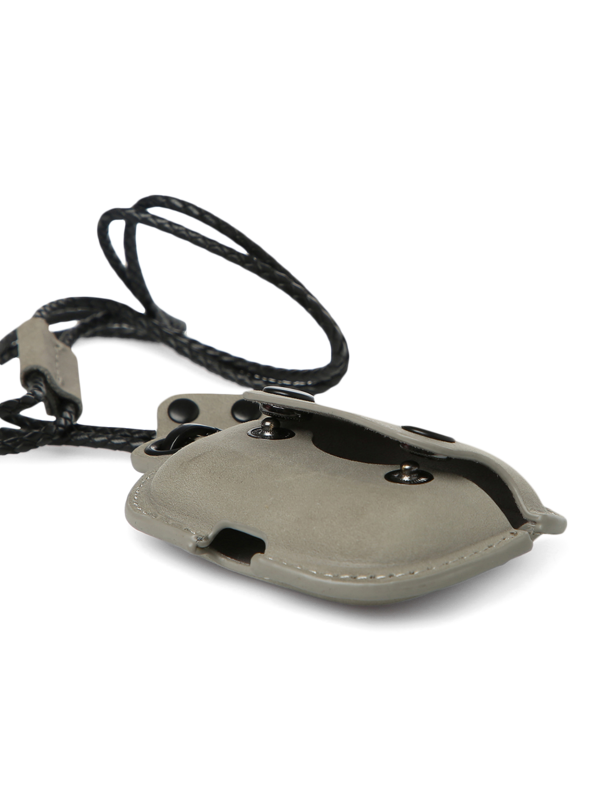 Grey Leather Airpods Pro Case