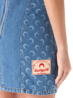 فستان جينز مون ليزر قصير