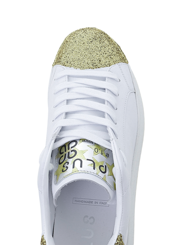 Stars and Glitter White Sneakers