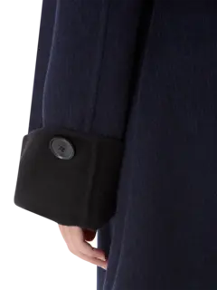 معطف كونستانس من قماش ميلتون مقلم