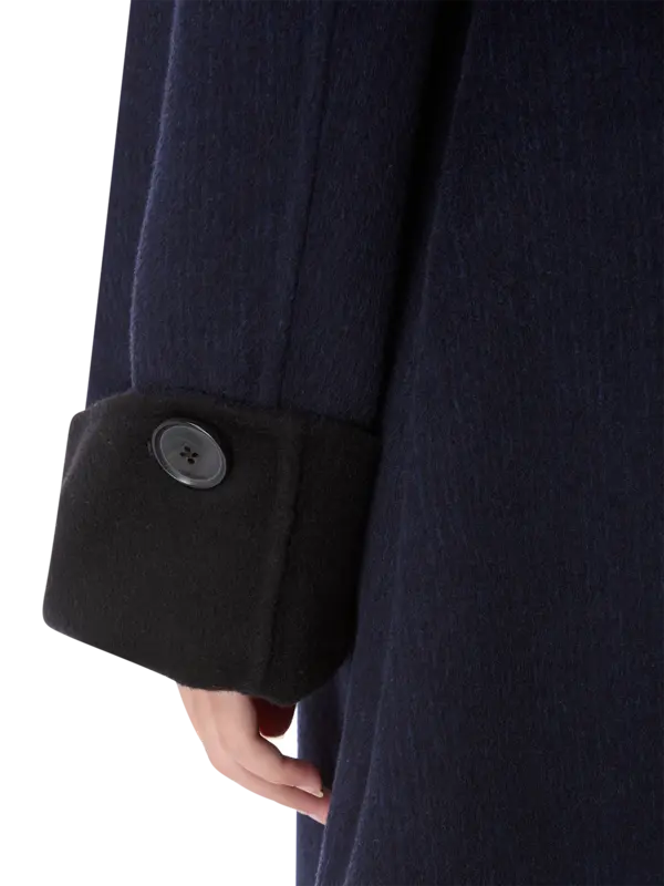 معطف كونستانس من قماش ميلتون مقلم