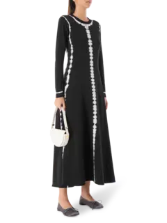 فستان كيران مزين بنمط تاي داي