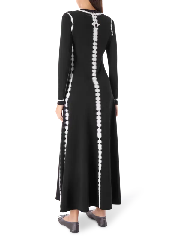 فستان كيران مزين بنمط تاي داي