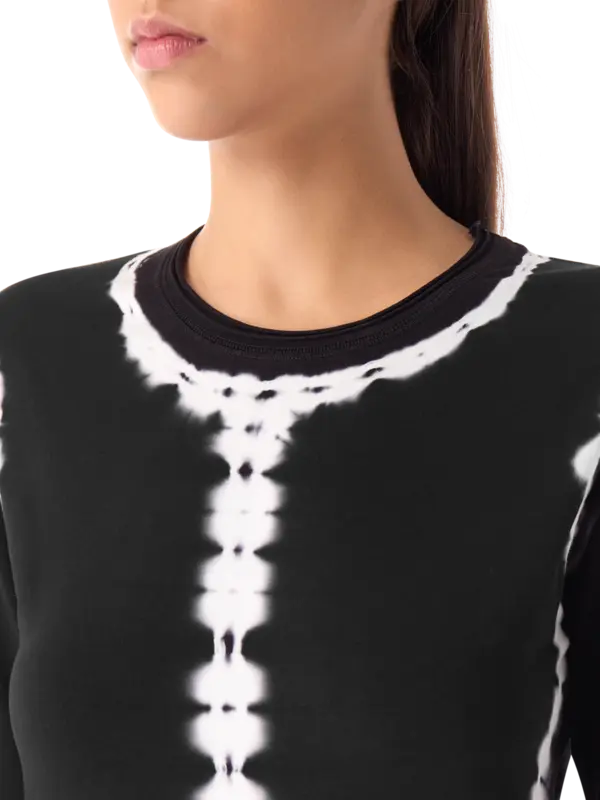 فستان كيران مزين بنمط تاي داي