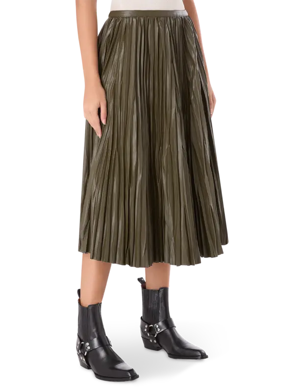 تنورة روزالين من الجلد الصناعي