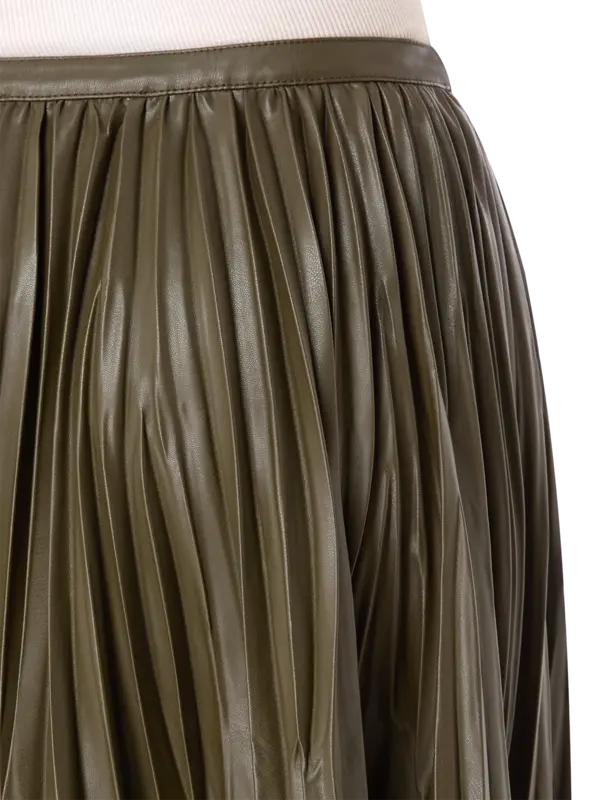 تنورة روزالين من الجلد الصناعي