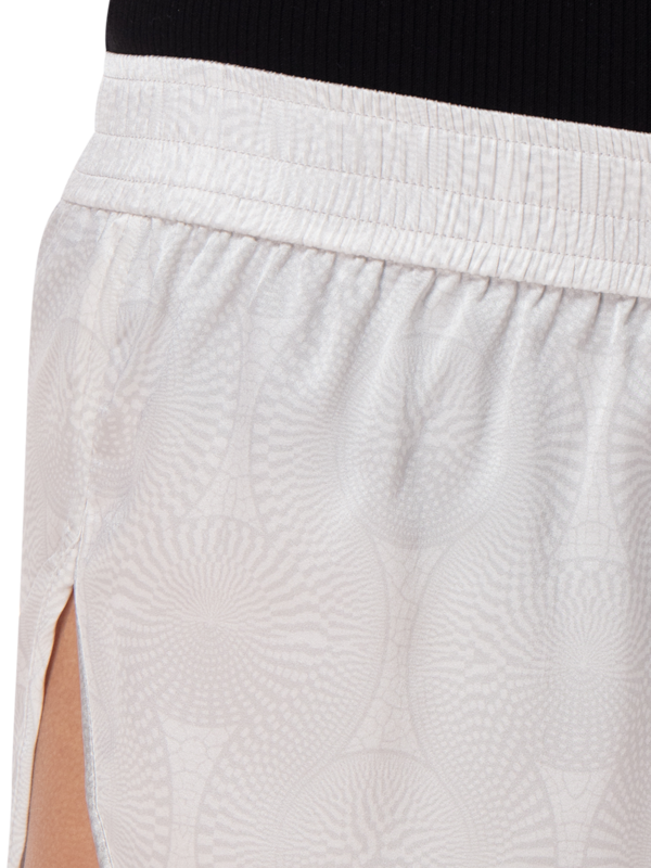 PRINTED TRIBAL SILK SHORTS