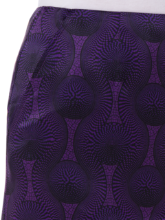 PRINTED TRIBAL SILK HIGH SLIT SKIRT