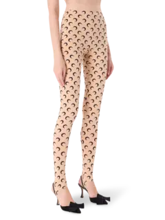 ليغينغز ستير آب من قماش الجيرسيه بطبعة قمر