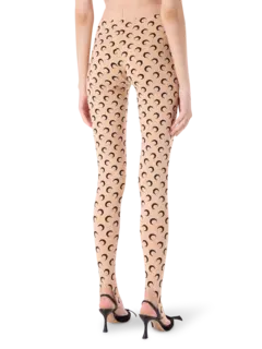 ليغينغز ستير آب من قماش الجيرسيه بطبعة قمر