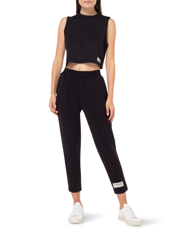 ORGANIC COTTON TAPERED LOUNGE JOGGERS