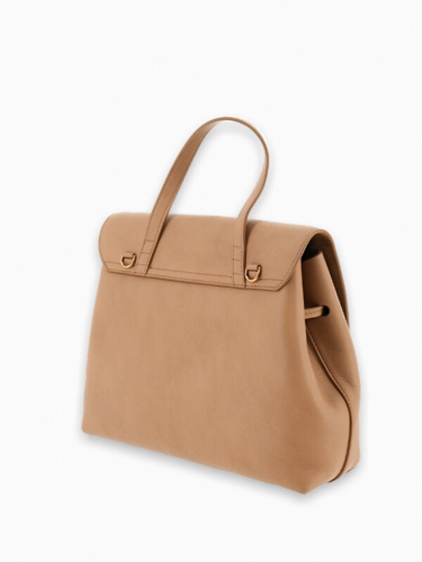 Leather Backpack with Drawstrings