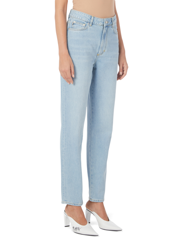 Light Blue Straight Fit Denim