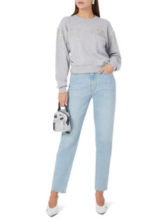 Light Blue Straight Fit Denim