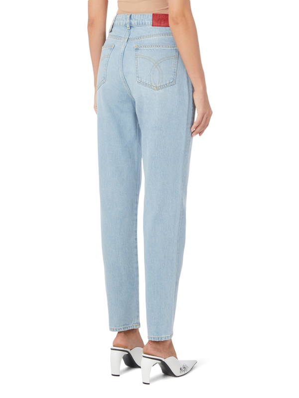 Light Blue Straight Fit Denim