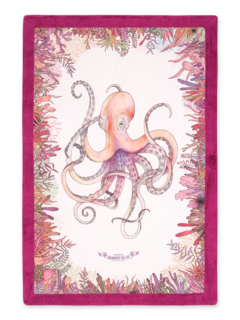 Octopus Pink Signature Beach Towel