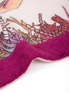 Octopus Pink Signature Beach Towel