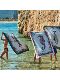 Seahorse Signature Beach Towel