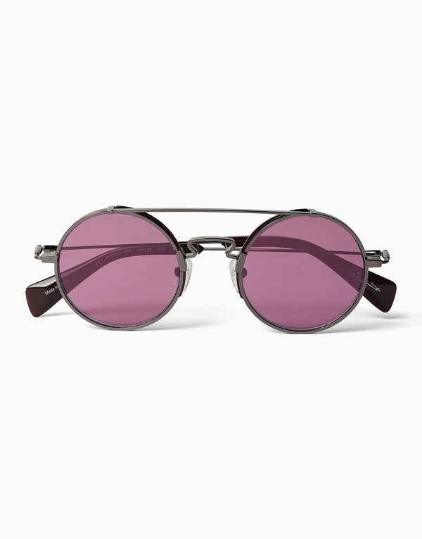 Round Purple Sunglasses