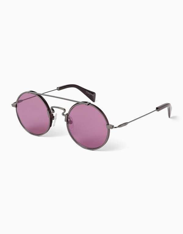 Round Purple Sunglasses