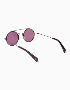 Round Purple Sunglasses