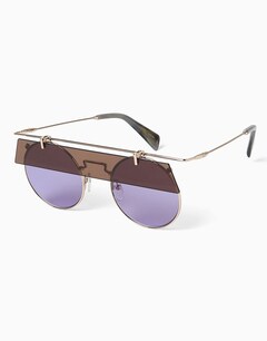 Round Purple Sunglasses