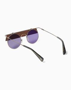 Round Purple Sunglasses