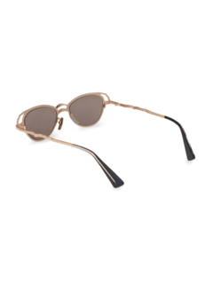 Gold/Grey Aviator Style Sunglasses
