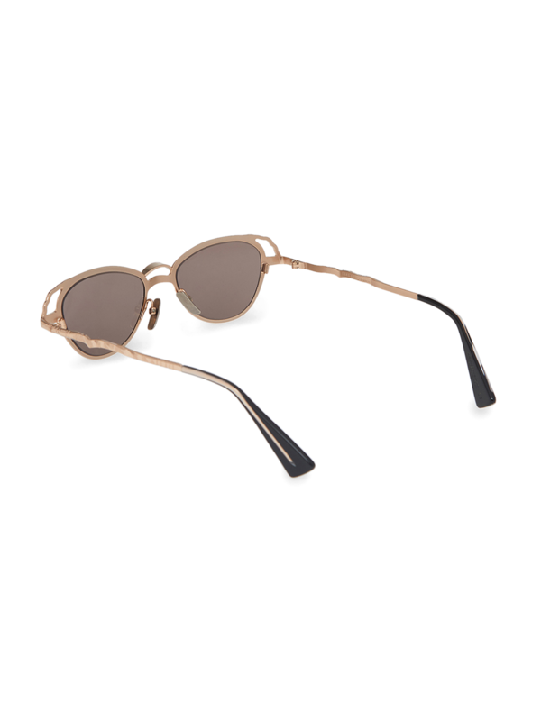 Gold/Grey Aviator Style Sunglasses