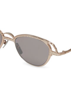 Gold/Grey Aviator Style Sunglasses