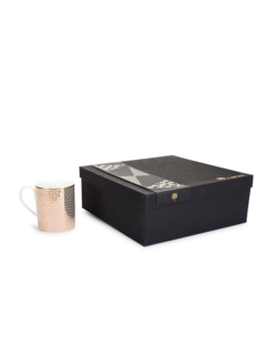 كوب بلون ذهبي ثلاثي سعة 350 مل مجموعة من 4