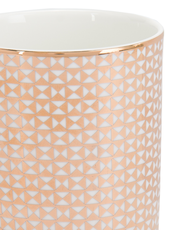 كوب بلون ذهبي ثلاثي سعة 350 مل مجموعة من 4