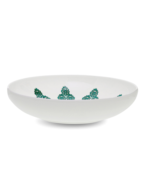 Zumurud Deep Dish with Floral Detailing