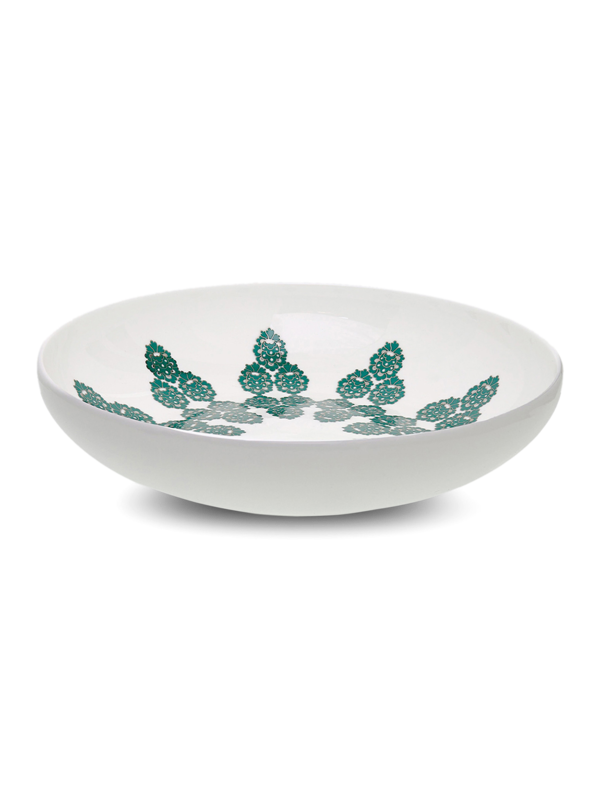 Zumurud Deep Dish with Floral Detailing