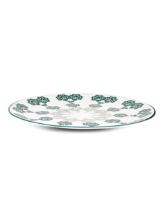Zumurud Dessert Plate with Floral Detailing
