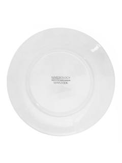 Zumurud Dessert Plate with Floral Detailing