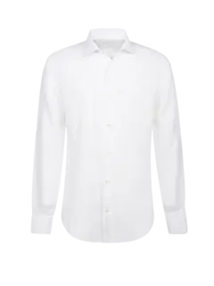Korean Collar Linen Shirt